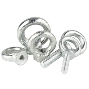 M6 M8 M10 M12 weiß verzinkter Schiebeknoten-Schnüre Schleifenring-Schnüre verlängerte Ösematte Ösematte Länge 12 mm - 60 mm Ösematte-Schraube - Product Image 3