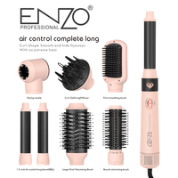 ENZO Multiestilizador, Cepillo Secador de Pelo, Herramienta de Peinado, Voluminizador, Plancha de Pelo Profesional, Alisador y Rizador de Pelo, Peine de Aire Caliente de un Solo Paso