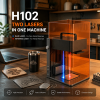 Laser Sparrow H102 Double Laser 10W 2W Diode Infrarouge Installation Simple Outil de Marquage pour Bijoux Métal Bois