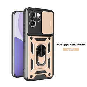 Coque de téléphone de protection d'objectif pour OPPO Reno 14F 5G housse antichoc avec béquille - Product Image 4