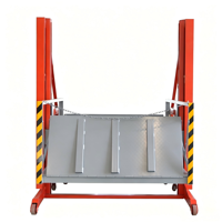Plateforme de déchargement hydraulique mobile de 3 tonnes, commande électrique à distance |   Logistique des conteneurs 2000x2000mm en acier haute résistance pour levage