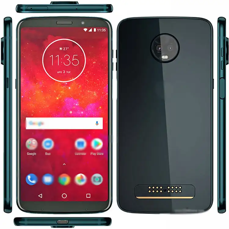 Téléphone portable d'occasion de marque pour Motorola Moto Z3 PLAY Z4 E4 G4 Mobiles Téléphones d'occasion d'origine américaine de haute qualité