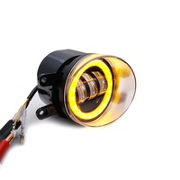 Feux de brouillard DRL de 3,5 pouces pour C-orolla RAV4 C-amry CHR Y-aris T-acoma 30W Angel Eyes