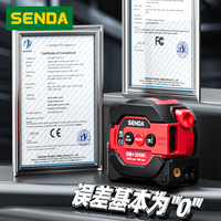 SENDA C13 60m+5*19mm ABS+TPR Material Laser Tape Multifunction Lcd Display Laser Measuring Tape Handheld Laser Rangefinder