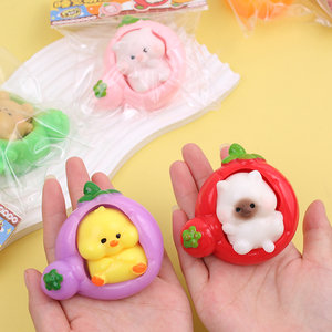 Creative Cute Fruit Cute Grain <b>Small</b> Animal Figurines Micro-landscape DIY Decorations <b>Blind</b> Bag Accessories Resin Craft - Product Image 5