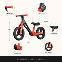 Sepeda Keseimbangan Anak Ukuran dan Warna Sesuai Pesanan, Suplai Pabrik, Rangka Bahan Nylon, Sepeda Keseimbangan 12 Inch, Pedal, Sepeda Dorong Olahraga untuk Anak-Anak