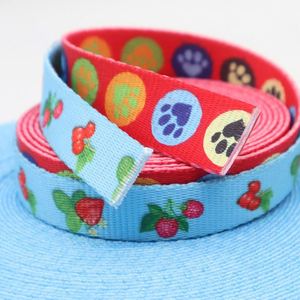 Sangle en toile enduite imprimée, durable et imperméable, à motifs personnalisés, pour collier d'animal, sac à dos, sangle de cheval en PVC – Vente en gros - Product Image 4