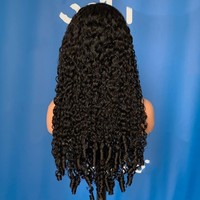 Vendeur en gros de perruques en cheveux bouclés, densité 180%, fermeture en dentelle transparente HD 5x5 13*4, perruques en cheveux humains pour femmes noires