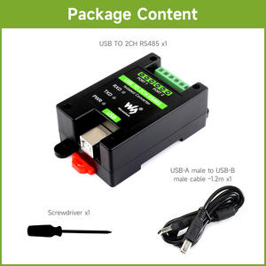 Convertidor Aislado de Grado Industrial USB a 2CH RS485 Waveshare, Circuitos de Protección Múltiple, Paquete de China Incluido A99 - Product Image 3