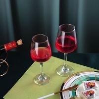 Verres à vin classiques bordeaux 250ml-410ml personnalisés Nouveau design Verrerie en verre à vin rouge pour les fêtes de mariage Banquets de bar