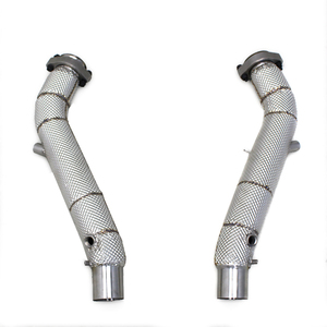 Exhaust Straight Header Downpipes for Ferrari 360/F360 3.6 2003-2005 Stainless Steel Free Flow Pipe Muffler Exhaust System - Product Image 1