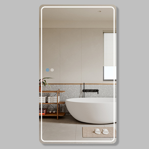 Fullkenlight hiện đại thông minh Gương phòng tắm đèn pha không khung tùy chỉnh thiết kế <span class=keywords><strong>LED</strong></span> thắp sáng Gương phòng tắm - Product Image 4