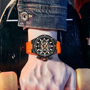 Reloj de Cuarzo Original Mini Focus MF0468G MF 0468, Cronógrafo Resistente al Agua con Manecillas Luminosas para Hombre, Montre, Relojes Homme - Product Image 5