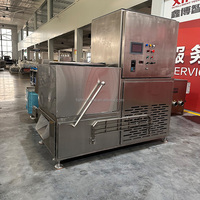 Broyeur à viande automatique robuste avec moteur efficace, hachoir industriel pour viande congelée et machine à broyer les os de poulet