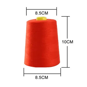 Polyester may chủ đề đa chức năng overlock may chủ đề nón cho DIY khâu tay máy hướng dẫn sử dụng dòng may