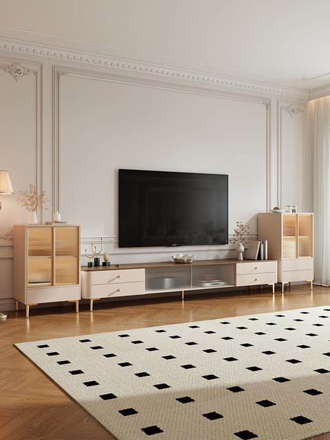 Modern Simple Style Tv Cabinet Universal Free Standing Wooden Tv Floor Stands for Your Living Room Furniture