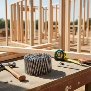 Clavos en rollo serie F, perfil liso pulido, 2-1/2 pulgadas de longitud, para uso en estructuras y construcción - Product Image 3