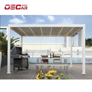 Gran independiente Patio trasero Pérgola Barbacoa y cochera 3X3M 3X4M 4X6M con sensor de lluvia Pérgola - Product Image 3