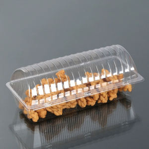 공장 도매 맞춤형 PET 플라스틱 케이크 상자 원통형 과자 식료품 슈퍼마켓 사용을위한 월병 도넛 용기 - Product Image 5