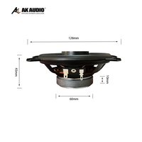 AK0502 Prix compétitif d'usine et haut-parleur de voiture de haute qualité Haut-parleur coaxial 2 voies 4/5/6, 5 pouces, musique audio gamme complète