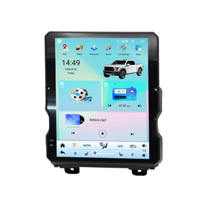 HFMidia Autoradio 12,1 pouces avec écran vertical, lecteur multimédia vidéo pour Jeep Wrangler 2018-2023, CarPlay sans fil, lecteurs auto - Product Image 1