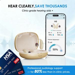 Flysound Nuevo Audífono Médico Inalámbrico con Entrada para Audiograma, Aplicación para Prueba de Audición, Productos Auditivos para Pérdida Auditiva Moderada a Severa - Product Image 3