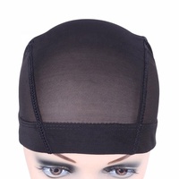 Vente en gros de bonnet de perruque en filet de cheveux pour la fabrication de perruques bonnet en filet élastique en élasthanne bonnet en maille