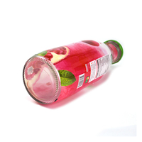 Disesuaikan warna cetak PVC/PET panas menyusut lengan Label menyusut Film penutup menyusut bungkus Label untuk buah jus botol kaca