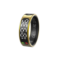 Boîte de charge pour bague intelligente JRing, compatible Bluetooth, affichage LED, suivi de la forme physique, du sommeil et de la santé, application de contrôle à distance Android