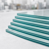 Verre de sécurité stratifié sur mesure de 5 à 15 mm pour marches d'escalier et revêtements de sol - Antidérapant, taille personnalisée