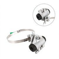 Collier de serrage pour câble ADSS en acier inoxydable, pour installation de câbles aériens longue portée en pouces, pour projets d'infrastructure de réseau