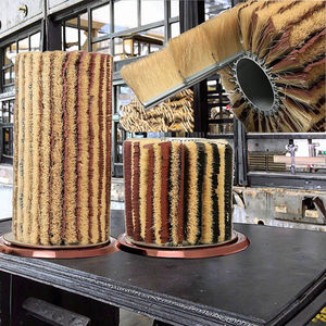 Pinceau de ponçage pour bois personnalisable OEM de qualité industrielle Pinceau de polissage pour papier de ponçage Brosse à bande en <span class=keywords><strong>sisal</strong></span> - Product Image 2