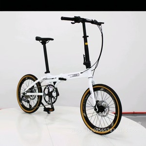 L8 20-Inch Aluminum Alloy Folding <b>Bike</b> 9-Speed Disc Brakes Lightweight Commuter <b>Bike</b> - Product Image 3