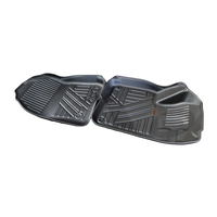 Alfombrillas de Goma Impermeables para el Interior Delantero del Honda CR-V 2018-2023, Juego Completo de Cubierta Trasera para Maletero