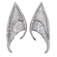 Oreilles d'elfe brillantes brillent dans le noir Latex ange Vampire fée oreilles pointues Halloween Cosplay Costume Photo accessoires fournitures de fête