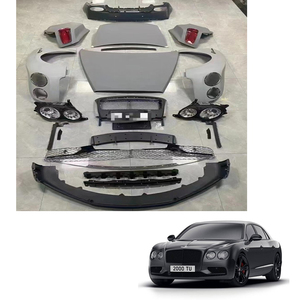 Kit carrosserie pour remplacer l'ancien par un nouveau pare-chocs de phare Grille d'aile pour Bentley Continental Flying Spur 2008-2013 upgrade 2016-2018 - Product Image 1