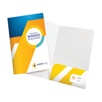 2 pochettes dossiers papier rapport d'hôpital document logo personnalisé A4 dossiers en carton
