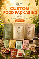 Sachets thé café sur mesure 100% alimentaire avec logo personnalisé gros lot​
