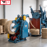 Ligne de traitement complète spécifique aux tiges de banane pour l'extraction, le peignage, le tirage et le filage de fibres de banane pour textiles et produits tissés