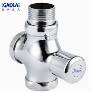 שסתום הדחה ידני לחיסכון במים עם גוף פליז מלא, לחיצה ידנית לשירותים, לשימוש במלונות, אסלה, פאנה, משתנה - Product Image 1