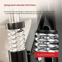 Machine Smith multifonction tout-en-un pour usage domestique, équipement d'entraînement musculaire en acier, exercices de squat pour les jambes, modèle unisexe