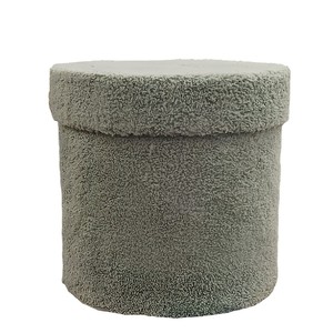 Scatola Verde in Peluche 19.5X18.5CM - Product Image 1