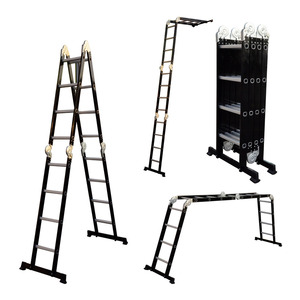 <span class=keywords><strong>Escalera</strong></span> Multiusos Simple <span class=keywords><strong>de</strong></span> <span class=keywords><strong>Aluminio</strong></span>, <span class=keywords><strong>16</strong></span> Peldaños, Plegable, <span class=keywords><strong>Precio</strong></span> Directo <span class=keywords><strong>de</strong></span> Fábrica - Product Image 1