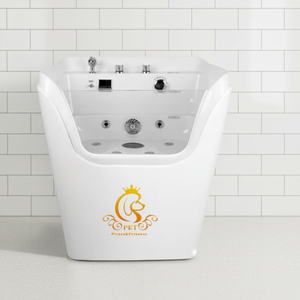 Baignoire Spa pour Animaux <span class=keywords><strong>de</strong></span> Compagnie en Acrylique EUR PET 90*68*100cm |   Baignoire <span class=keywords><strong>de</strong></span> lavage pour animaux <span class=keywords><strong>de</strong></span> compagnie réglable avec désinfection à l'ozone et fonction <span class=keywords><strong>de</strong></span> surf - Product Image 1