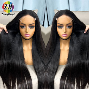 New Straight RAW Peru tóc con người ren phía trước cho phụ nữ da đen lagos chân tóc đóng cửa Trinh Nữ tóc con người HD ren phía trước - Product Image 3
