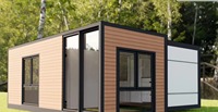 Kits de cabanes à cadre en acier léger, à l'épreuve des ouragans, maisons de villa préfabriquées à vendre avec la norme AU NZ