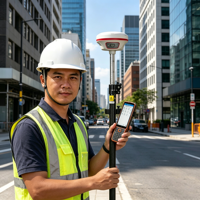 Récepteur GNSS RTK Comnav T30 Rtk Sino Gps N3/T10Plus/Mars Mercury Laser avec base et ensemble mobile GNSS UHF 15 km