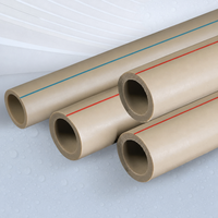 Tuyaux PPR durables pour eau froide et chaude, résistants aux hautes températures, moulés pour l'installation de plomberie domestique