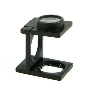 TH-9008A 8X Büyüteç Çift Lensli Tüm Metalik Kumaş Keten Test Cihazı Ölçüm Denetimi Lupa Büyüteç - Product Image 1
