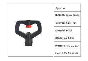 Plastic1/2 "Durable 3/4" Arroseur Irrig <span class=keywords><strong>Micro</strong></span> <span class=keywords><strong>Aspersion</strong></span> pour champ de terres agricoles - Product Image 2